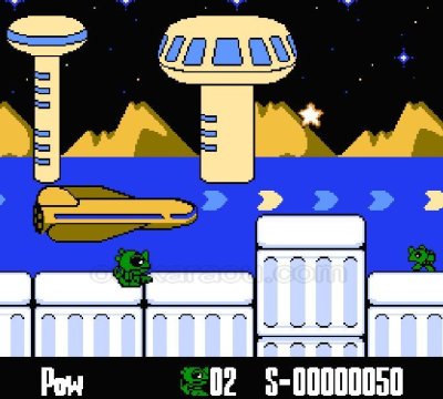 ワギャンランド3 ファミコンソフト / 起動確認済み プレイ画面 / Wagan Land 3 Famicom Game Gameplay Screenshot