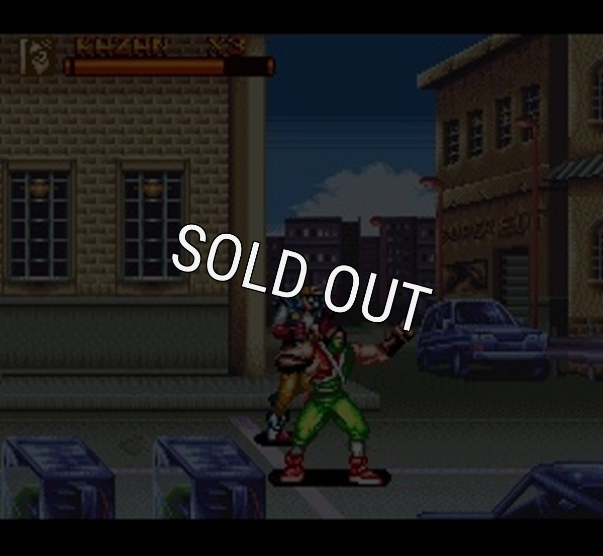 人気スーファミソフト ラッシングビート乱 複製都市