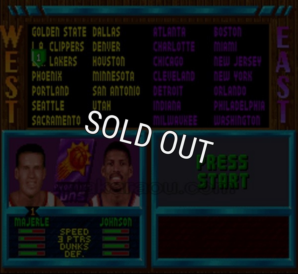 スーパーファミコン 画像 NBAジャム