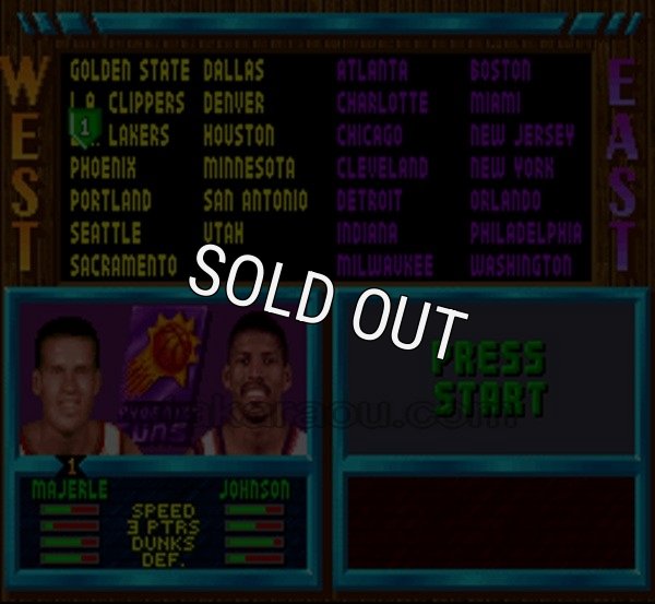 スーパーファミコン 画像 NBAジャム