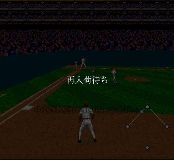 テクモスーパーベースボール スーパーファミコンソフト / 起動確認済み プレイ画面 / Tecmo Super Baseball Super Famicom Game Gameplay Screenshot