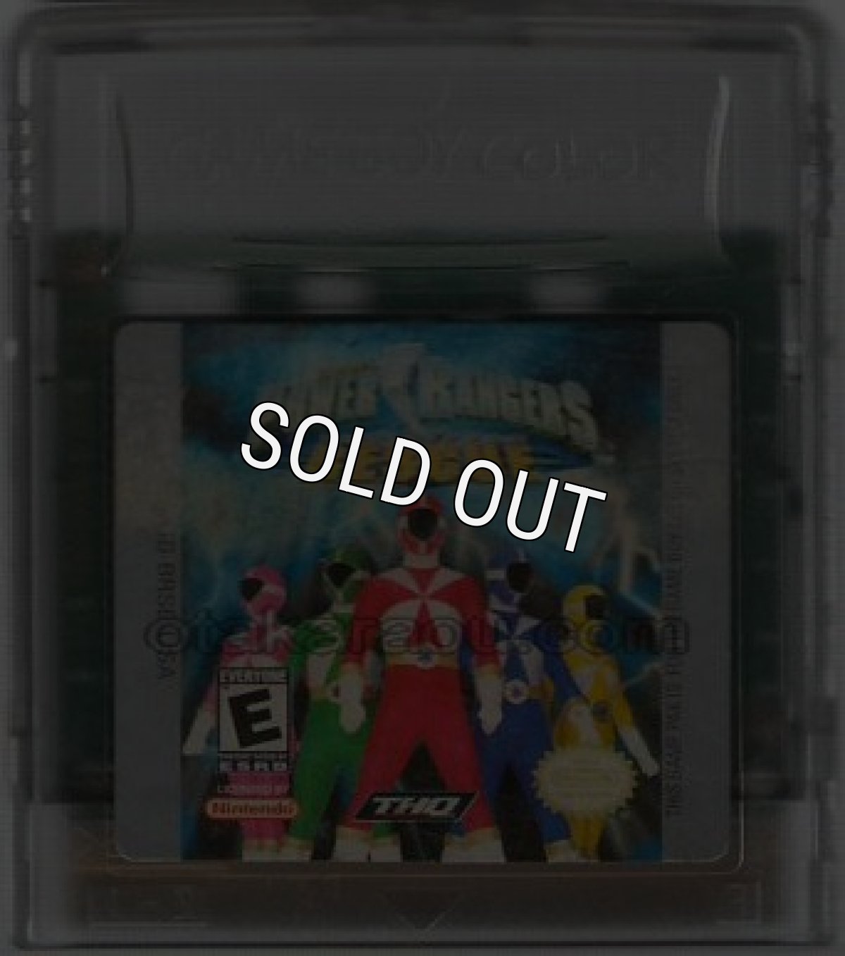 海外 ゲームボーイカラーソフト POWER RANGERS（パワーレンジャー）