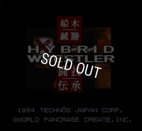 SFC名作 船木誠勝 ハイブリッドレスラー