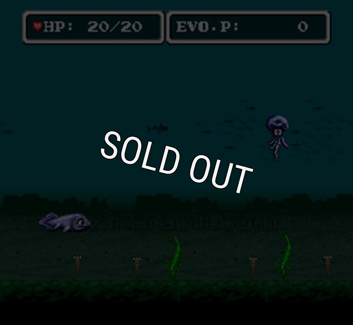 人気スーファミソフト 46億年物語