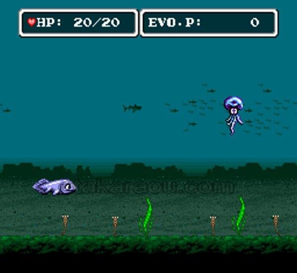 人気スーファミソフト 46億年物語