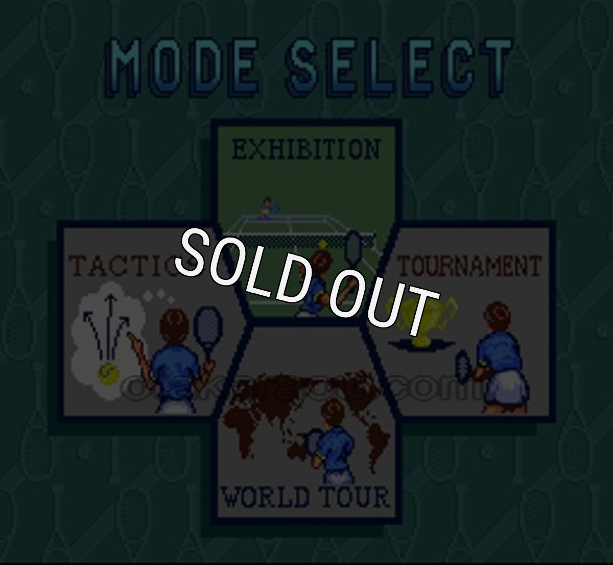 スーファミ名作 伊達公子のバーチャルテニス