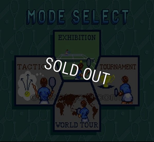 スーファミ名作 伊達公子のバーチャルテニス