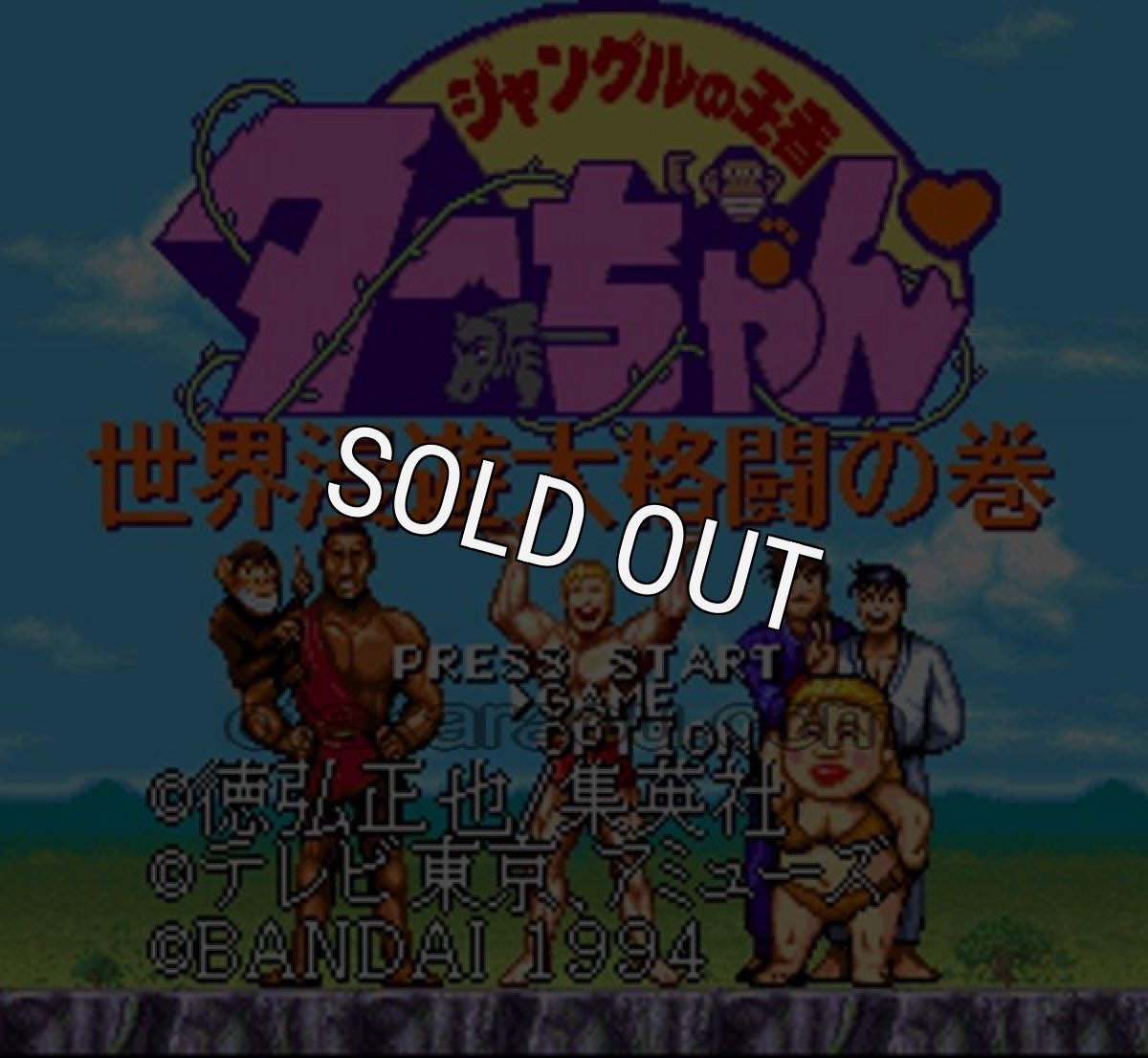 スーパーファミコンソフト画像 ジャングルの王者ターちゃん