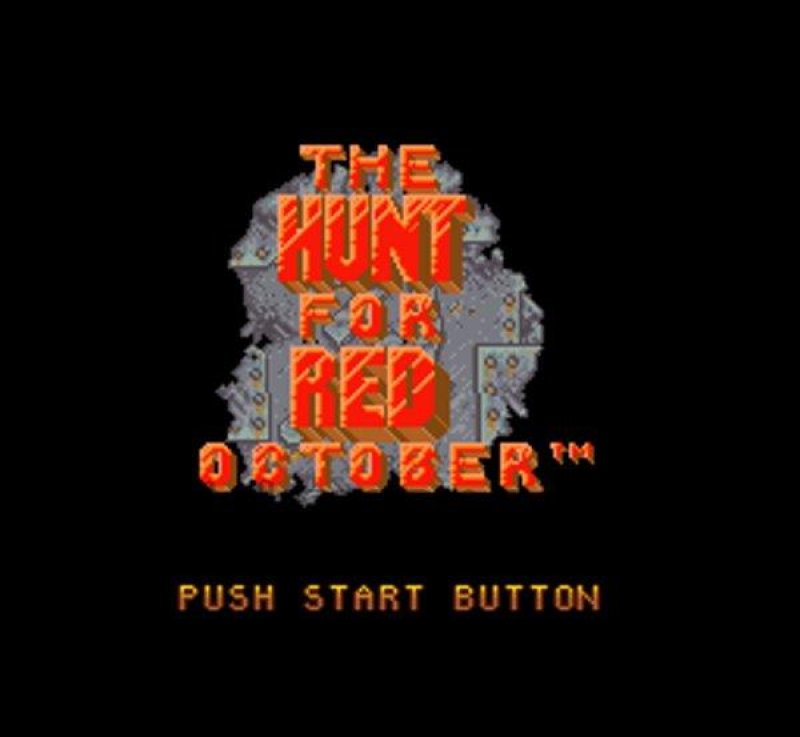 ファミコンソフト「レッド・オクトーバー」　美品 レッド・オクトーバーを追え!/The Hunt For Red October【中古美