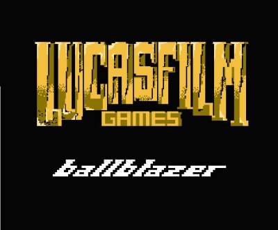 ボールブレイザー ファミコンソフト / 起動確認済み プレイ画面 / Ballblazer Famicom Game Gameplay Screenshot