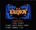 カルノフ ファミコンソフト / 起動確認済み プレイ画面 / Karnov Famicom Game Gameplay Screenshot
