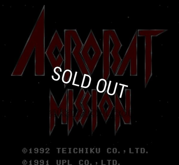 スーパーファミコンソフト アクロバットミッション