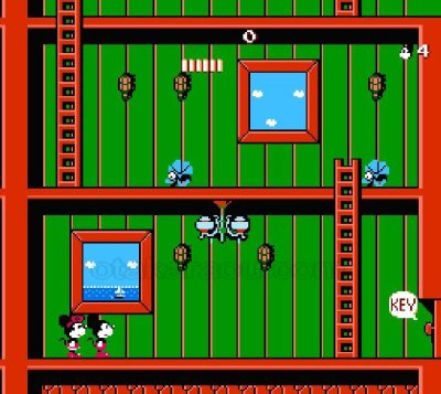 ミッキーマウス ファミコンソフト カセットのみ (端子清掃済) 中古