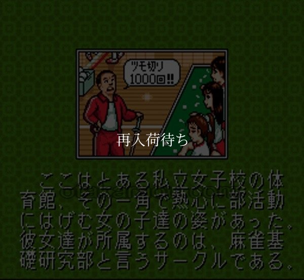 スーファミソフト スーパーニチブツマージャン4 基礎研究編