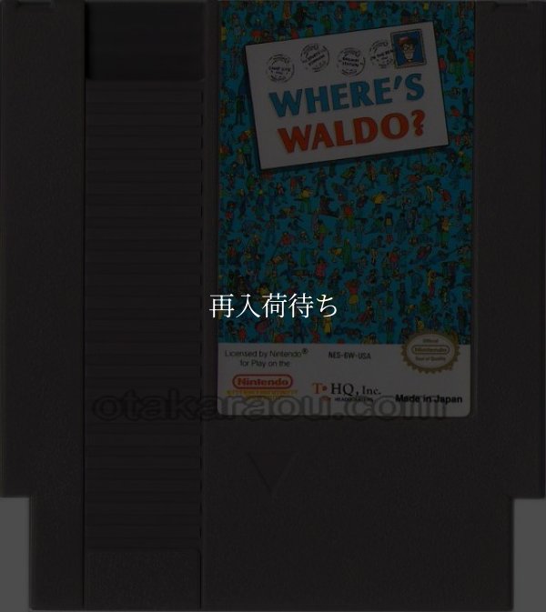 WHERE'S WALDO NESソフト / 端子清掃済み 動作確認済み / WHERE'S WALDO NES Game Tested & Working