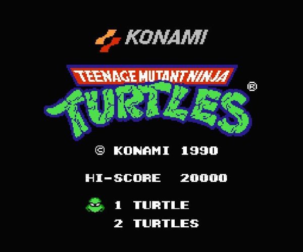 ファミコンソフト 名作 T.M.N.T.(ティーンエイジ ミュータント ニンジャ タートルズ)