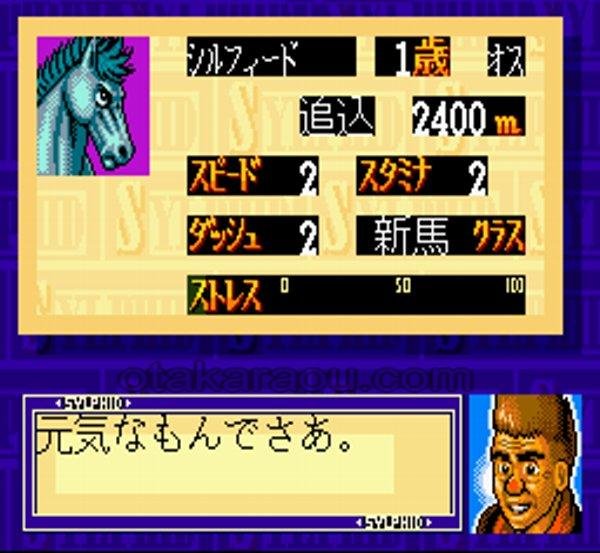 SFCソフトスーパー競走馬 風のシルフィールド