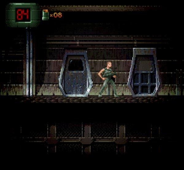 エイリアン3 スーパーファミコンソフト / 起動確認済み プレイ画面 / エイリアン Super Famicom Game Gameplay Screenshot