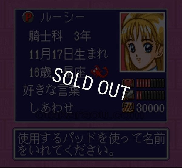 スーパーファミコンソフト電池交換遊人のふりふりガールズ