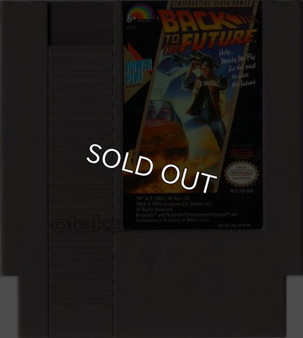 NESソフト 販売 BACK TO THE FUTURE（バックトゥーザフューチャー）