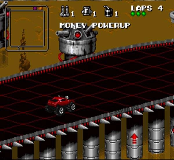 人気スーファミソフト ロックンロールレーシング