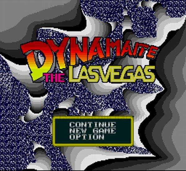 ダイナマイト・ザ・ラスベガス スーパーファミコンソフト / 起動確認済み プレイ画面 / Dynamite the Las Vegas Super Famicom Game Gameplay Screenshot