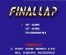 ファイナルラップ ファミコンソフト / 起動確認済み プレイ画面 / Final Lap Famicom Game Gameplay Screenshot