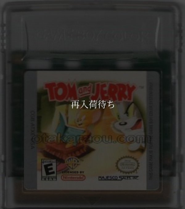 TOM and JERRY（トムとジェリー） ゲームボーイカラー海外版 / 海外版 端子清掃済み 動作確認済み / TOM and JERRY Game Boy Color (Overseas Version) Tested & Working