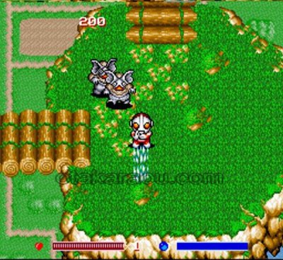 ザ・グレイトバトル 新たなる挑戦 スーパーファミコンソフト / 起動確認済み プレイ画面 / The Great Battle Super Famicom Game Gameplay Screenshot