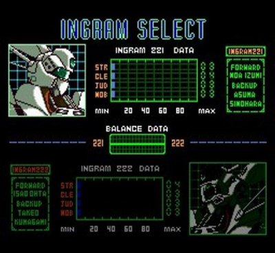 機動警察 パトレイバー スーパーファミコンソフト / 起動確認済み プレイ画面 / Patlabor Super Famicom Game Gameplay Screenshot