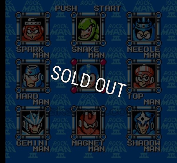 レトロゲームソフト ロックマン3