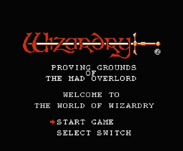 ファミコン名作 ウィザードリィ