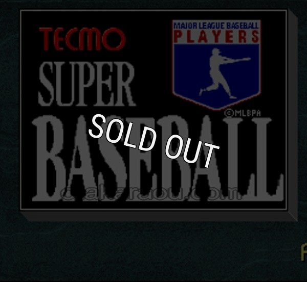 スーパーファミコンソフト 中古 テクモスーパーベースボール