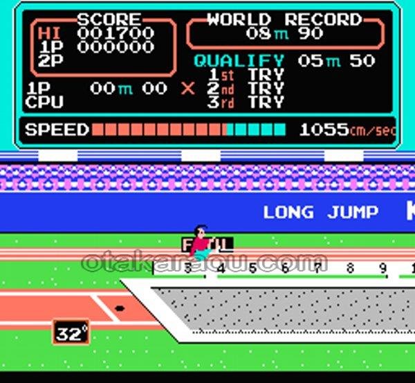 【ファミコン画像】ハイパーオリンピック殿様版