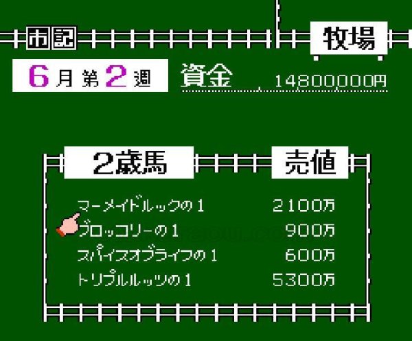 famicom rom ダービースタリオン 全国版