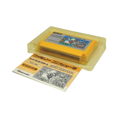 スーパーマリオブラザーズ　　-2 ファミコンソフト / 起動確認済み プレイ画面 / Super Mario Bros. Famicom Game Gameplay Screenshot