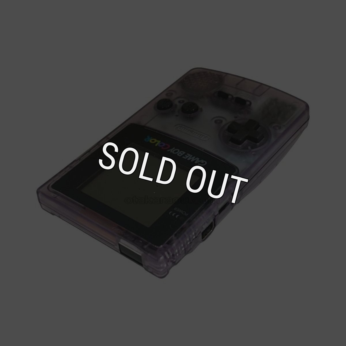 ゲームボーイカラー本体 (クリアパープル) -1