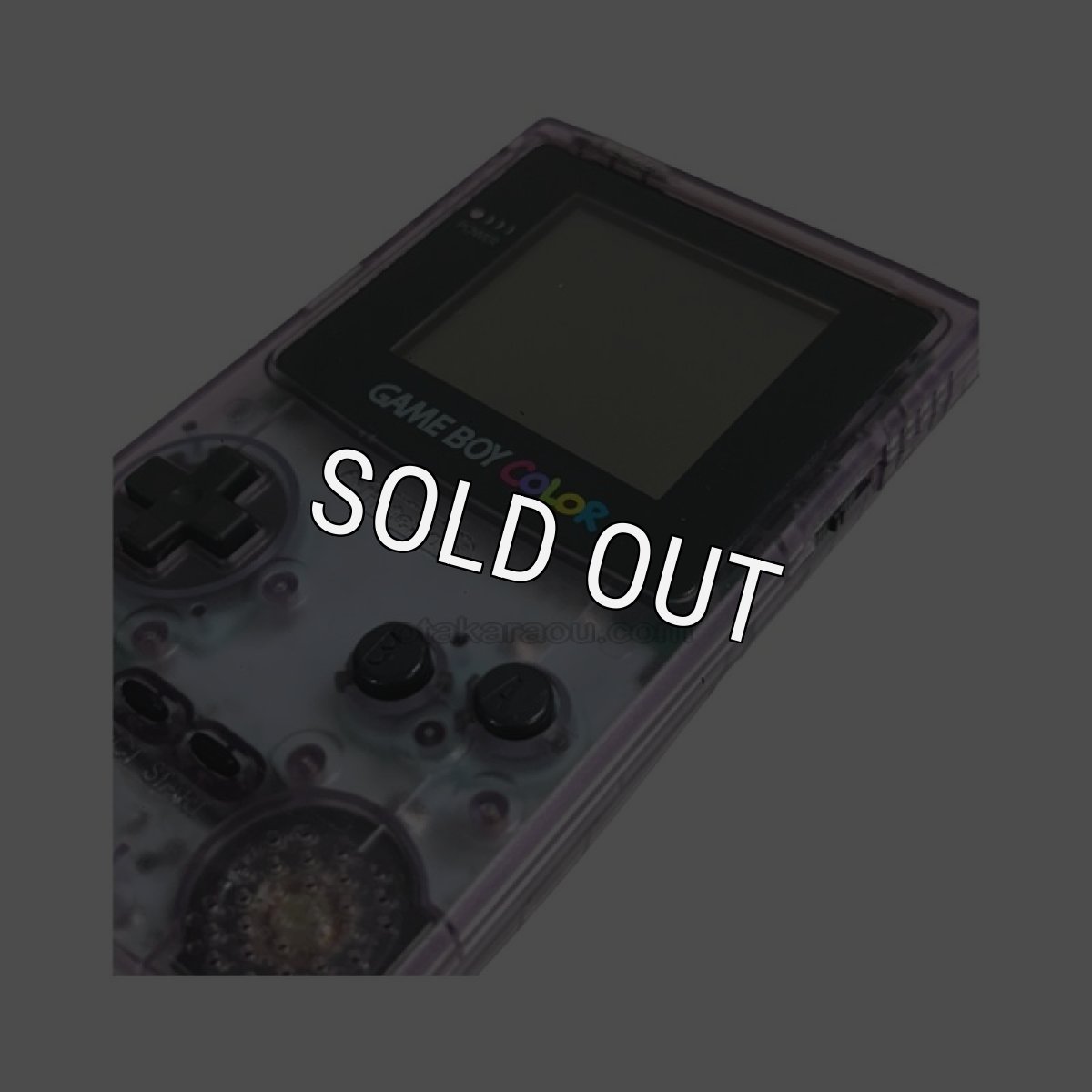 ゲームボーイカラー本体 (クリアパープル) -1