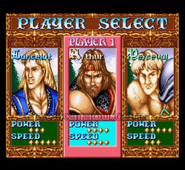 ナイツ オブ ザ ラウンド スーパーファミコンソフト / 起動確認済み プレイ画面 / Knights of the Round Super Famicom Game Gameplay Screenshot