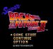 スーパーバックトゥザフューチャー2 スーパーファミコンソフト / 起動確認済み プレイ画面 / スーパーバックトゥザフューチャー Super Famicom Game Gameplay Screenshot