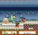 サンドラの大冒険 スーパーファミコンソフト / 起動確認済み プレイ画面 / Sandra no Daibouken (Whirlo) Super Famicom Game Gameplay Screenshot