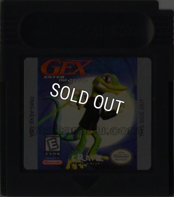 海外 ゲームボーイカラーソフト GEX : ENTER THE GECKO