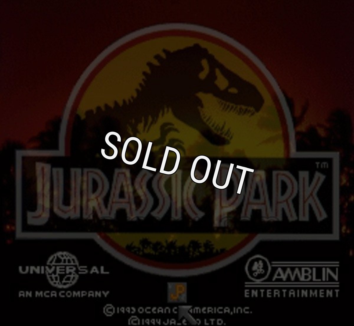 スーパーファミコンソフト画像 ジュラシック・パーク