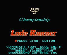 ファミコンソフト 名作 チャンピオンシップロードランナー