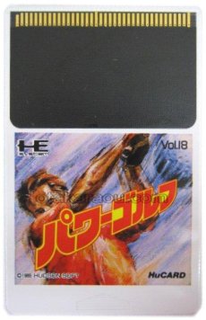 PC-engine card パワーゴルフ
