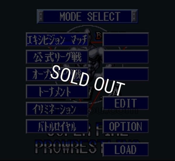 スーパーファミコンソフト画像 スーパーファイヤープロレスリングIII ファイナルバウト