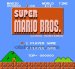 スーパーマリオブラザーズ ファミコンソフト / 起動確認済み プレイ画面 / Super Mario Bros. Famicom Game Gameplay Screenshot