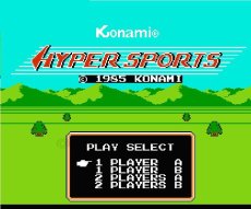 ファミコンソフト画像 ハイパースポーツ