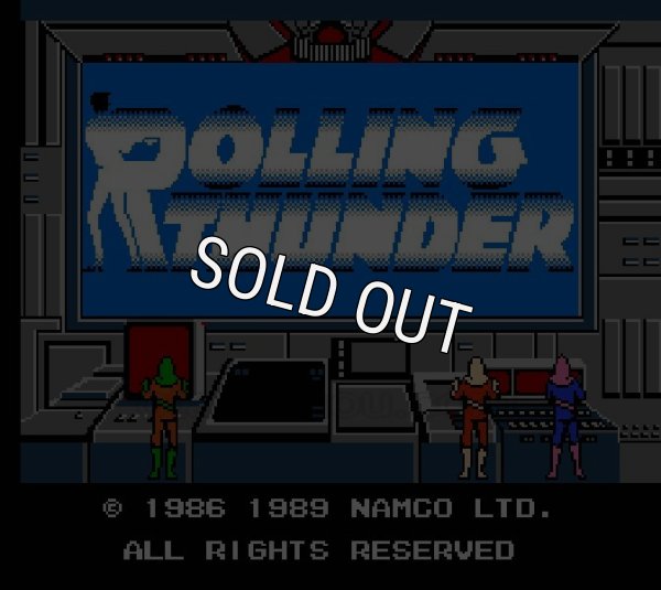 ファミコンソフト販売 ローリングサンダー