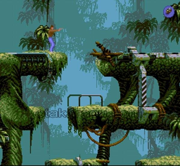 フラッシュバック スーパーファミコンソフト / 起動確認済み プレイ画面 / Flashback Super Famicom Game Gameplay Screenshot